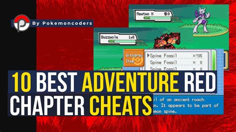 pokemon adventure red chapter cheat codes